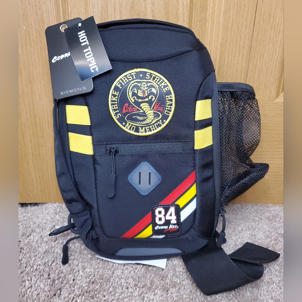 New Cobra Kai Sling Backpack, NWT Bioworld